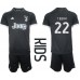 Juventus Timothy Weah #22 Babykleding Derde Shirt Kinderen 2023-24 Korte Mouwen (+ korte broeken)